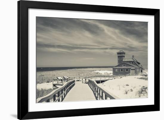 Massachusetts, Cape Cod, Race Point, Old Harbor Life Saving Station-Walter Bibikow-Framed Photographic Print