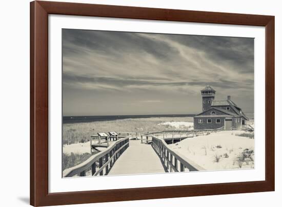 Massachusetts, Cape Cod, Race Point, Old Harbor Life Saving Station-Walter Bibikow-Framed Photographic Print