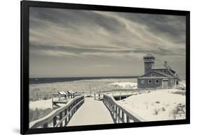 Massachusetts, Cape Cod, Race Point, Old Harbor Life Saving Station-Walter Bibikow-Framed Photographic Print