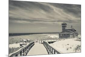 Massachusetts, Cape Cod, Race Point, Old Harbor Life Saving Station-Walter Bibikow-Mounted Premium Photographic Print