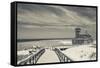 Massachusetts, Cape Cod, Race Point, Old Harbor Life Saving Station-Walter Bibikow-Framed Stretched Canvas