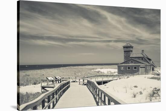 Massachusetts, Cape Cod, Race Point, Old Harbor Life Saving Station-Walter Bibikow-Stretched Canvas