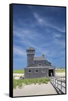 Massachusetts, Cape Cod, Race Point, Old Harbor Life Saving Station-Walter Bibikow-Framed Stretched Canvas