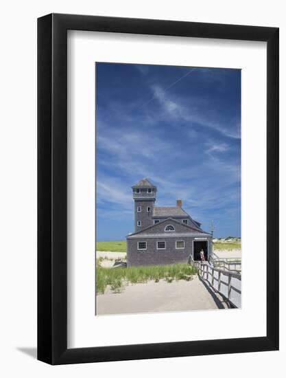 Massachusetts, Cape Cod, Race Point, Old Harbor Life Saving Station-Walter Bibikow-Framed Photographic Print