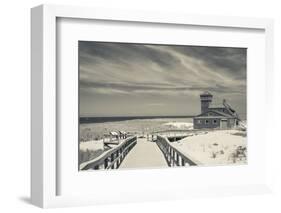 Massachusetts, Cape Cod, Race Point, Old Harbor Life Saving Station-Walter Bibikow-Framed Photographic Print