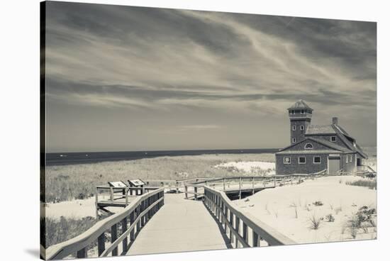 Massachusetts, Cape Cod, Race Point, Old Harbor Life Saving Station-Walter Bibikow-Stretched Canvas