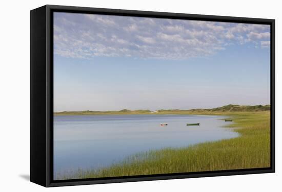 Massachusetts, Cape Cod, Wellfleet, View of the Gut by Great Island-Walter Bibikow-Framed Stretched Canvas