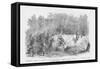 Massachusetts Charges Confederate Redan before Yorktown-Frank Leslie-Framed Stretched Canvas