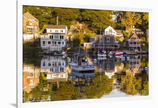 Massachusetts, Gloucester, Annisquam, Lobster Cove, Autumn-Walter Bibikow-Framed Photographic Print