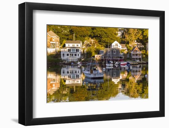 Massachusetts, Gloucester, Annisquam, Lobster Cove, Autumn-Walter Bibikow-Framed Photographic Print