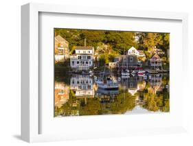 Massachusetts, Gloucester, Annisquam, Lobster Cove, Autumn-Walter Bibikow-Framed Photographic Print