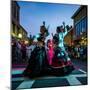 Massachusetts, Gloucester Downtown Block Party, Belly Dancers-Walter Bibikow-Mounted Photographic Print