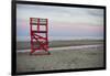 Massachusetts, Gloucester, Good Harbor Beach, Life Guard Chair-Walter Bibikow-Framed Photographic Print