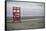 Massachusetts, Gloucester, Good Harbor Beach, Life Guard Chair-Walter Bibikow-Framed Stretched Canvas