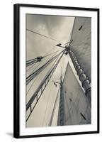 Massachusetts, Gloucester, Schooner Festival, Sails and Masts-Walter Bibikow-Framed Photographic Print