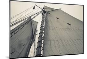 Massachusetts, Gloucester, Schooner Festival, Sails and Masts-Walter Bibikow-Mounted Photographic Print