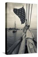 Massachusetts, Gloucester, Schooner Festival, the Schooner Virginia-Walter Bibikow-Stretched Canvas