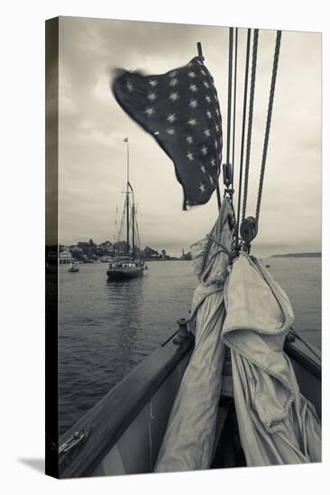 Massachusetts, Gloucester, Schooner Festival, the Schooner Virginia-Walter Bibikow-Stretched Canvas