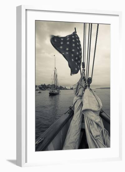 Massachusetts, Gloucester, Schooner Festival, the Schooner Virginia-Walter Bibikow-Framed Photographic Print