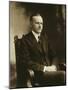 Massachusetts Governor Calvin Coolidge, Would Become the President in 1923, 1919-null-Mounted Art Print