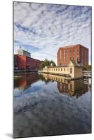 Massachusetts, Lowell, Lowell National Historic Park, Lower Locks-Walter Bibikow-Mounted Photographic Print