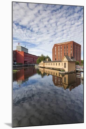 Massachusetts, Lowell, Lowell National Historic Park, Lower Locks-Walter Bibikow-Mounted Photographic Print