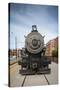 Massachusetts, Lowell, Lowell National Historic Park, Railroad Exhibit-Walter Bibikow-Stretched Canvas