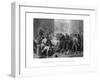 Massachusetts Militia Passing Through Baltimore, 1861 (1862-186)-null-Framed Giclee Print