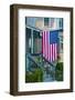 Massachusetts, Rockport, Long Beach, Porch-Walter Bibikow-Framed Photographic Print