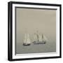 Massachusetts, Schooner Festival, Schooners in Gloucester Harbor-Walter Bibikow-Framed Photographic Print