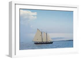 Massachusetts, Schooner Festival, Schooners in Gloucester Harbor-Walter Bibikow-Framed Photographic Print