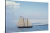 Massachusetts, Schooner Festival, Schooners in Gloucester Harbor-Walter Bibikow-Stretched Canvas