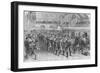 Massachusetts Volunteers on to Washington-Frank Leslie-Framed Art Print