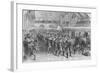 Massachusetts Volunteers on to Washington-Frank Leslie-Framed Art Print