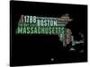 Massachusetts Word Cloud 1-NaxArt-Stretched Canvas