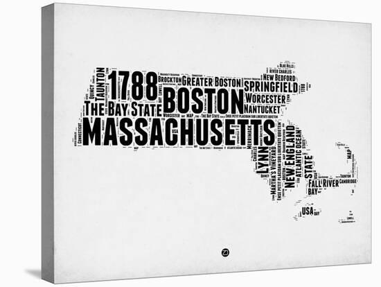 Massachusetts Word Cloud 2-NaxArt-Stretched Canvas