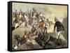 Massacre at British Mission, January 1897, Colonial Wars, Benin-null-Framed Stretched Canvas