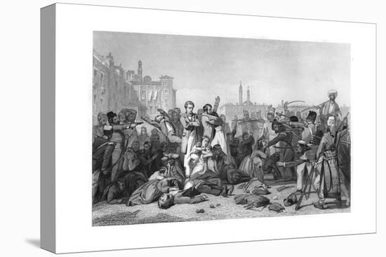 Massacre at Cawnpore, 1857-null-Stretched Canvas