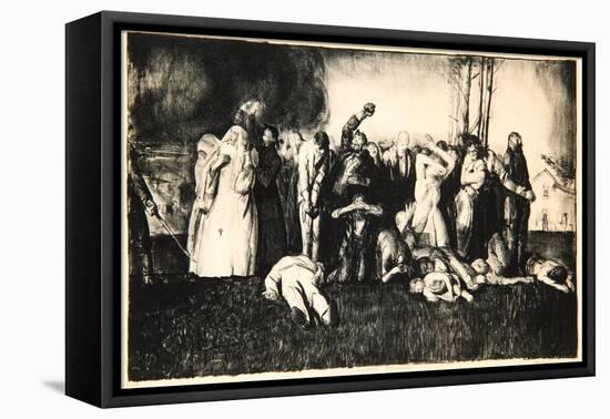 Massacre at Dinant, 1918-George Wesley Bellows-Framed Stretched Canvas