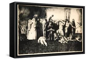 Massacre at Dinant, 1918-George Wesley Bellows-Framed Stretched Canvas