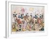 Massacre at St. Peter's, or 'Britons Strike Home'!!!, Pub. by Thomas Tegg, 1819-George Cruikshank-Framed Giclee Print