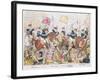 Massacre at St. Peter's, or 'Britons Strike Home'!!!, Pub. by Thomas Tegg, 1819-George Cruikshank-Framed Giclee Print