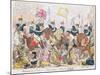 Massacre at St. Peter's, or 'Britons Strike Home'!!!, Pub. by Thomas Tegg, 1819-George Cruikshank-Mounted Giclee Print