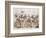 Massacre at St. Peter's, or 'Britons Strike Home'!!!, Pub. by Thomas Tegg, 1819-George Cruikshank-Framed Giclee Print