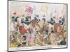 Massacre at St. Peter's, or 'Britons Strike Home'!!!, Pub. by Thomas Tegg, 1819-George Cruikshank-Mounted Giclee Print