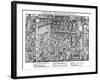 Massacre at Vassy, French Religious Wars, 1 March 1562-Jacques Tortorel-Framed Giclee Print