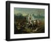 Massacre at Wyoming Valley-Eugène Boudin-Framed Giclee Print