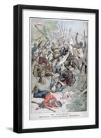 Massacre of a German Garrison in Damaraland, South-West Africa, 1903-null-Framed Giclee Print