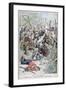 Massacre of a German Garrison in Damaraland, South-West Africa, 1903-null-Framed Giclee Print