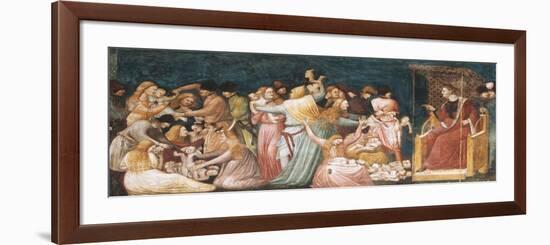 Massacre of Innocents, Scene from Life of Christ, 1320-1325-null-Framed Giclee Print